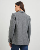 Rails Jac Blazer in Black Lapiz Houndstooth