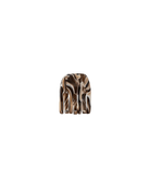 brown, black and cream claw clip