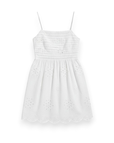 Bloomfield Eyelet Mini Dress | White