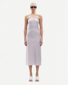 Samsoe Saelina Silk Cotton Dress in lilac