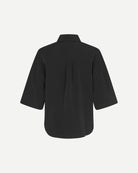 A black short sleeve shirt