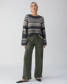 Sanctuary Fairisle Crew Neck Sweater 