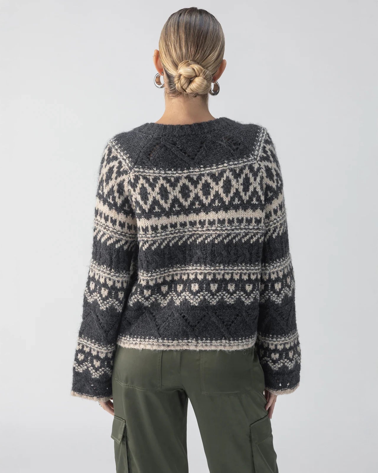 Sanctuary Fairisle Crew Neck Sweater 