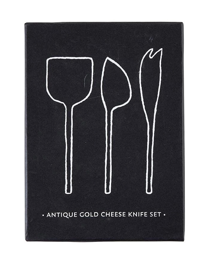 Santa Barbara Design Gold Cheese Knives