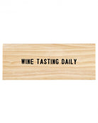 Box with Wine Tasting Daily written on top