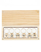 Wine Charms in Gold with Fun Sayings on them