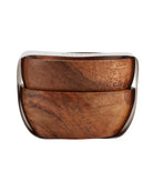 set of two pinch bowls made out of wood hostess gifts