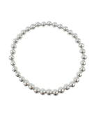 Saskia De Vries Jewellery 5mm Silver Leave On Bracelet