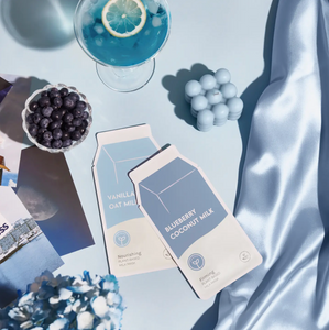 Blueberry Coconut Milk Firming Plant-Based Milk Sheet Mask