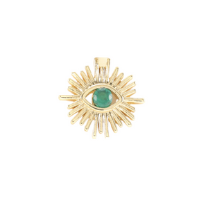 Emerald Eye Charm
