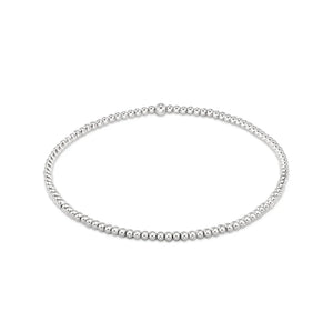 Sterling Silver Beaded Band