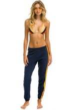 Load image into Gallery viewer, 5 Stripe Sweatpants | Navy
