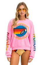 Load image into Gallery viewer, Relaxed Crew Sweatshirt NEON PINK
