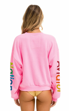 Load image into Gallery viewer, Relaxed Crew Sweatshirt NEON PINK
