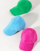 Shiraleah Sol Terry Baseball Cap in Turquoise