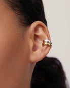 two toned ear cuffs