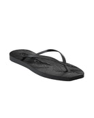Pair of black flip-flop sandals by Sleepers