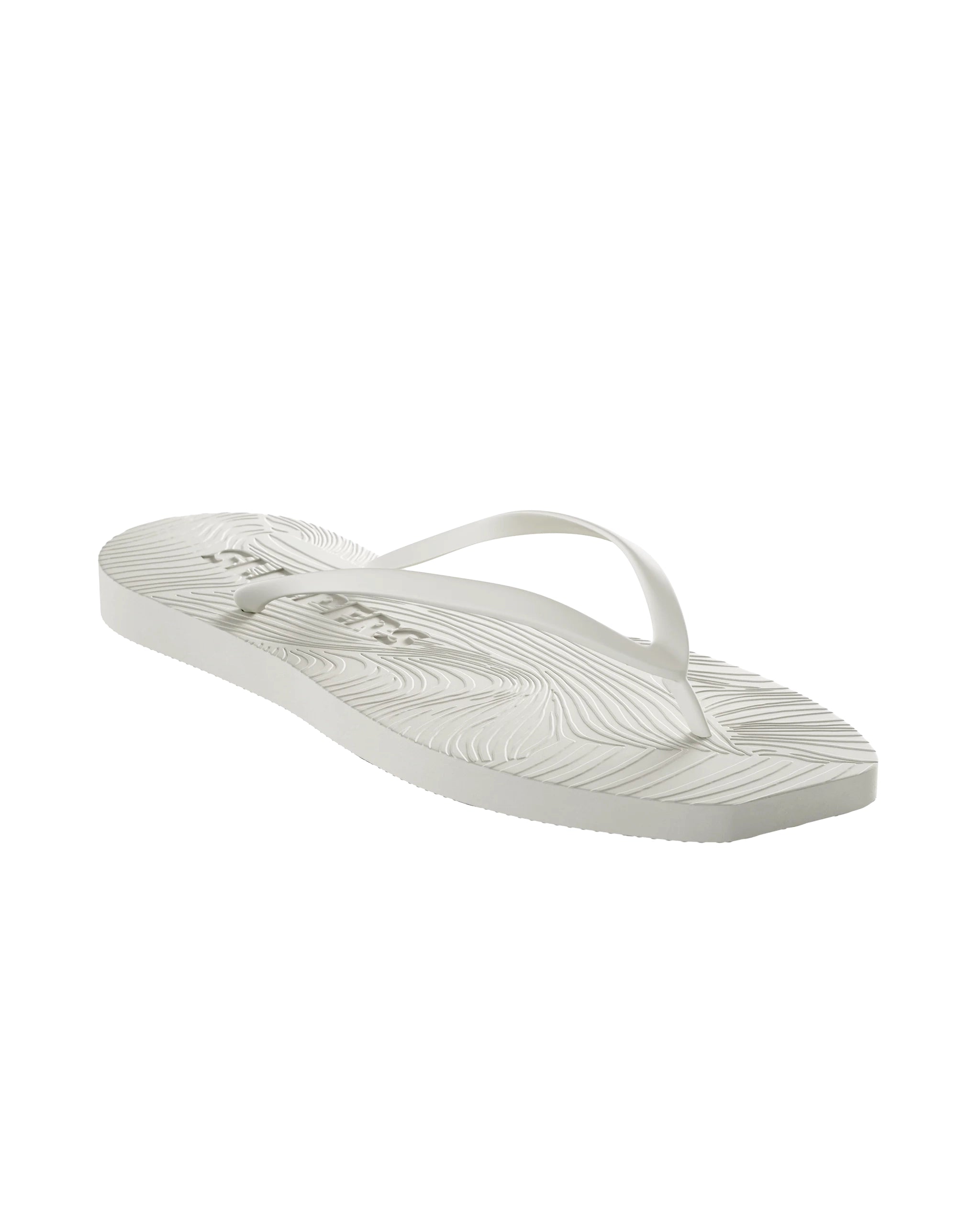 Pair of white flip-flop sandals by Sleepers