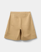 camel khaki knee length shorts 