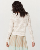 Spell Siesta Pointelle Cardigan in Ivory