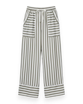 Ella Pant | Olive Stripe