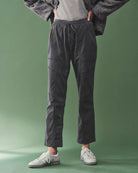 Splendid Shay Twill Pants in Lead Grey