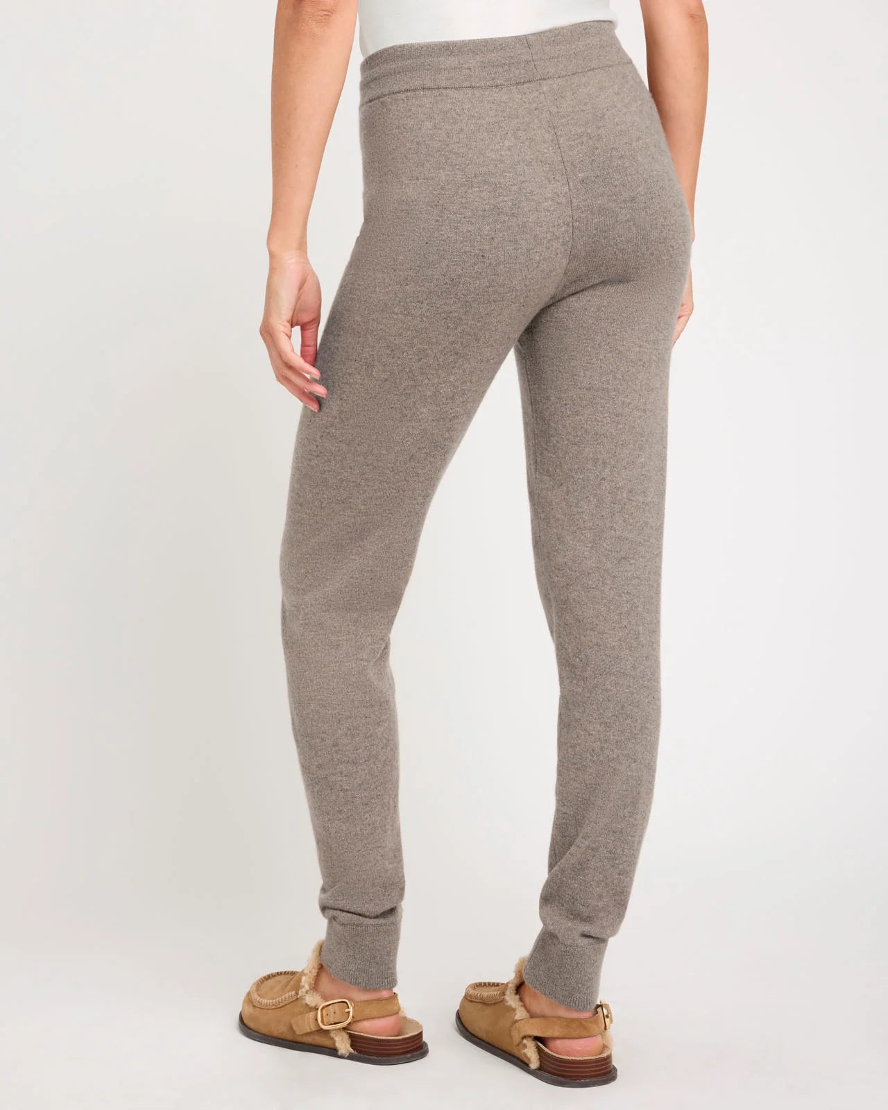 Grey cashmere joggers on sale