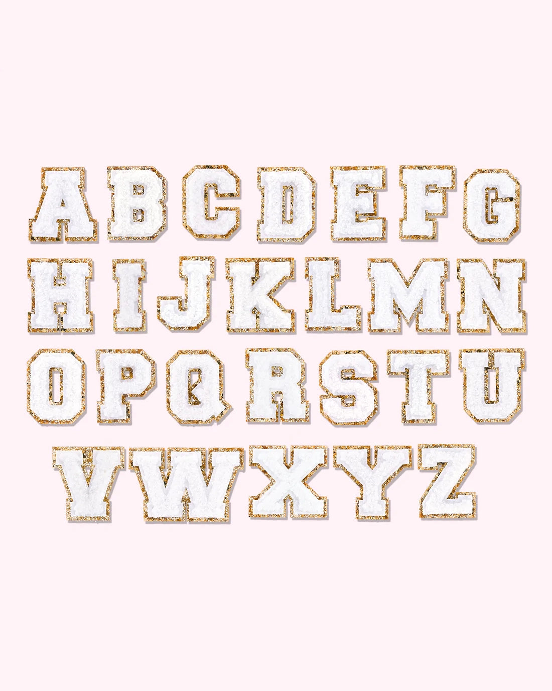 Glitter Varsity Letters by Stoney Clover Lane