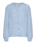 light blue cardigan