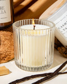 Sweet Water Decor Ribbed Candle Cashmere Vanilla
