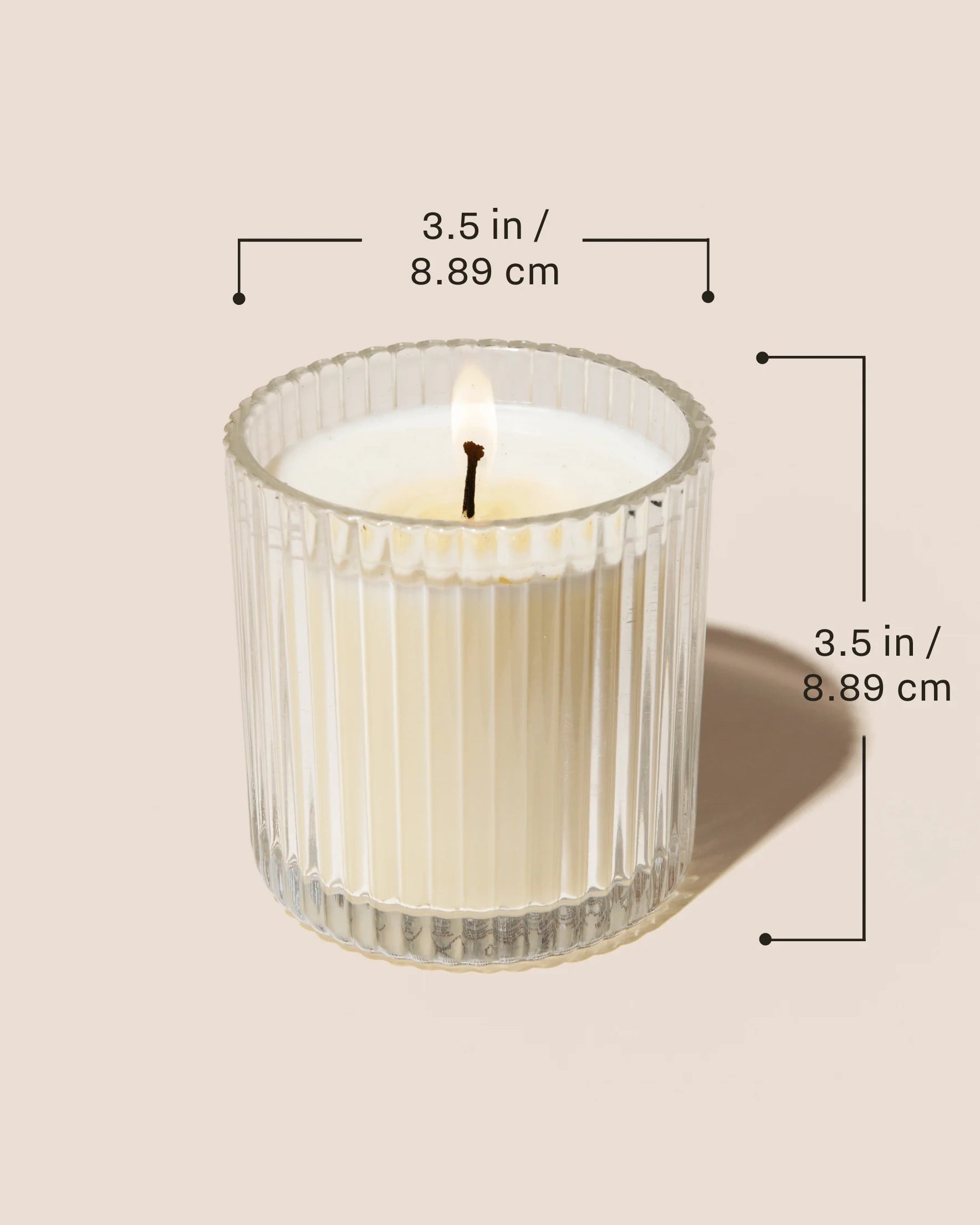 Sweet Water Decor Ribbed Candle Wildflowers Salt
