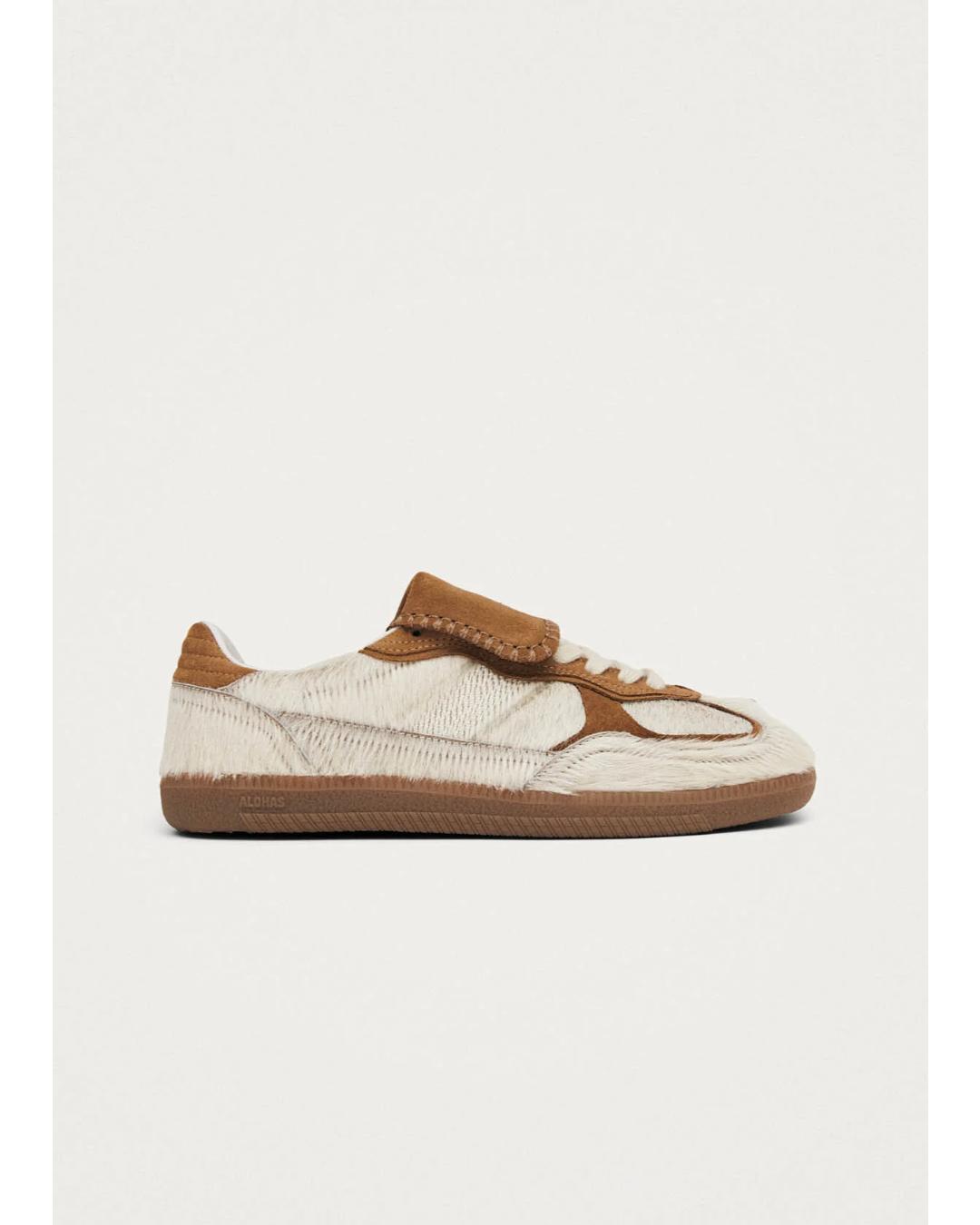 tan and beige sneakers