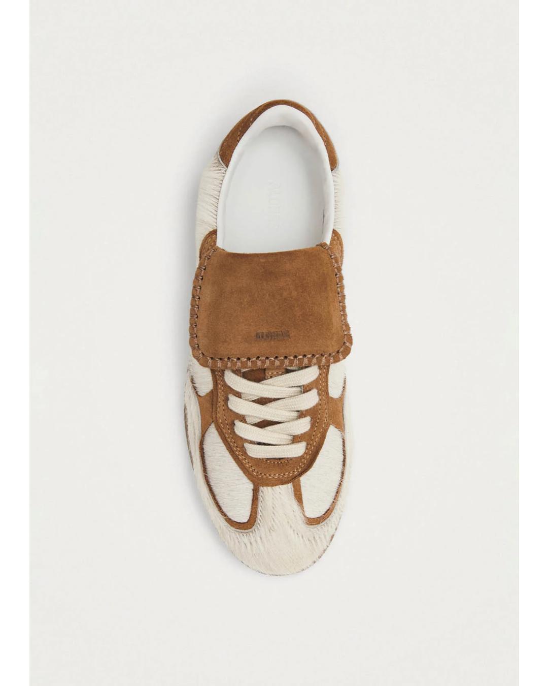 tan and beige sneakers