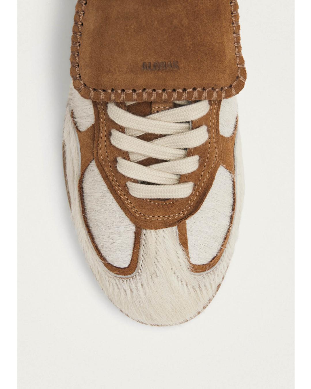 tan and beige sneakers