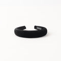 velvet headband in black