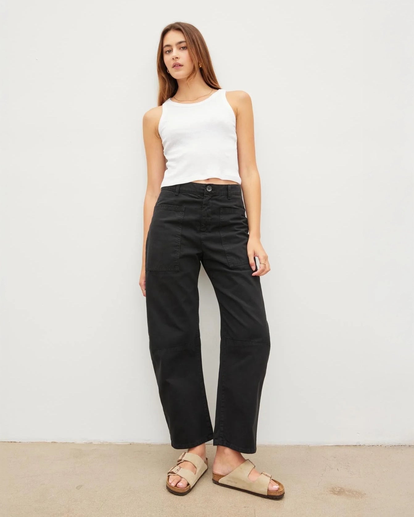 Velvet Brylie Twill Pants in Ash