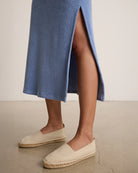 Terry Cloth Polo Dress in Blue by Velvet