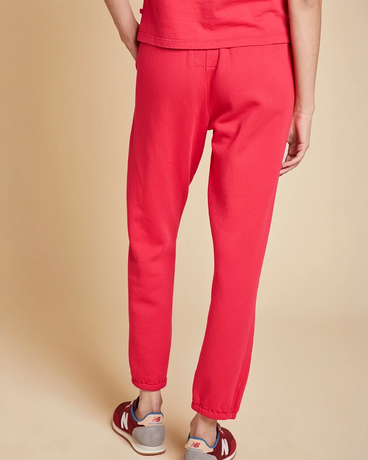 Velvet Organic Cotton Zuma Sweatpants in Ruby