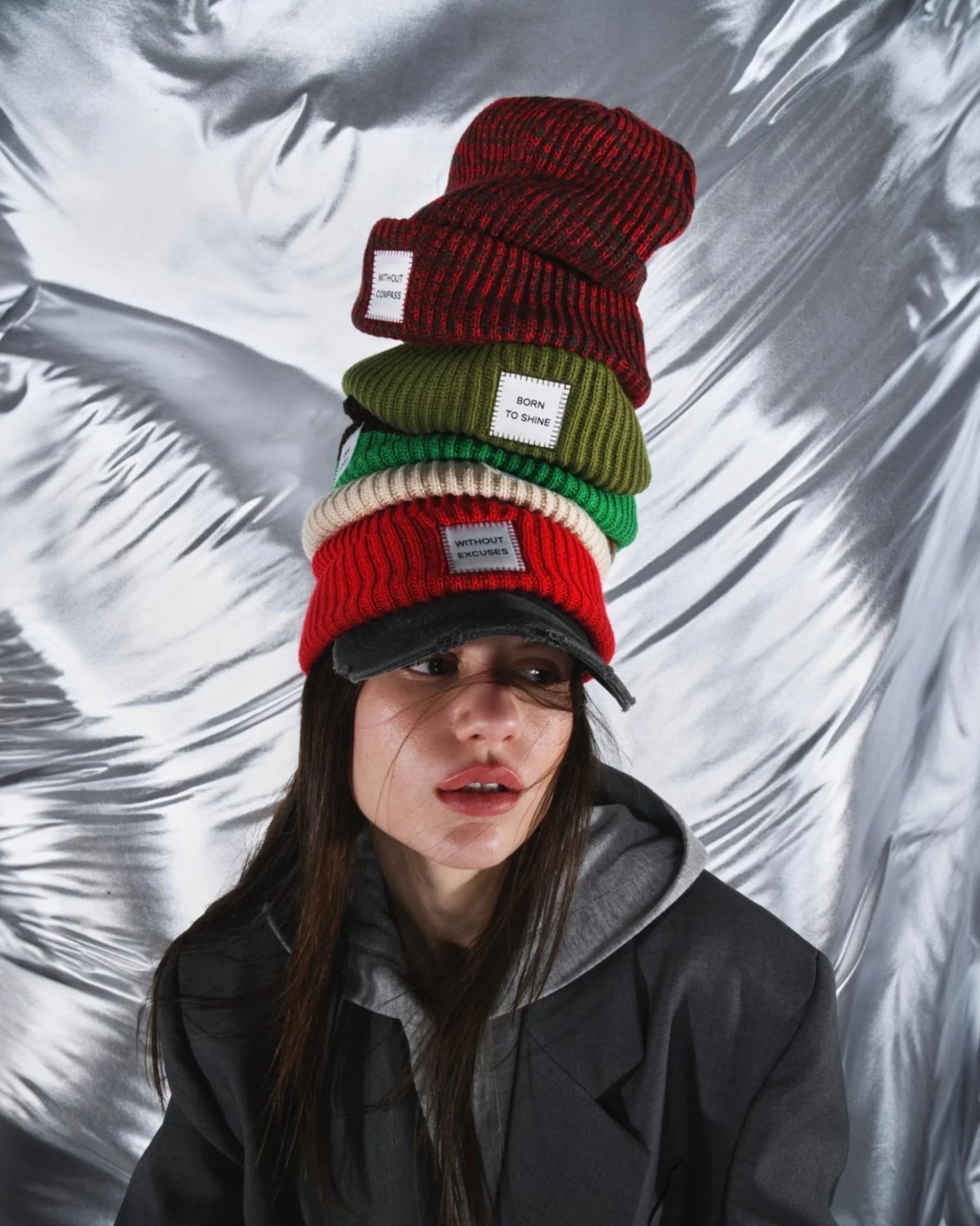 Green bobble hat 2025