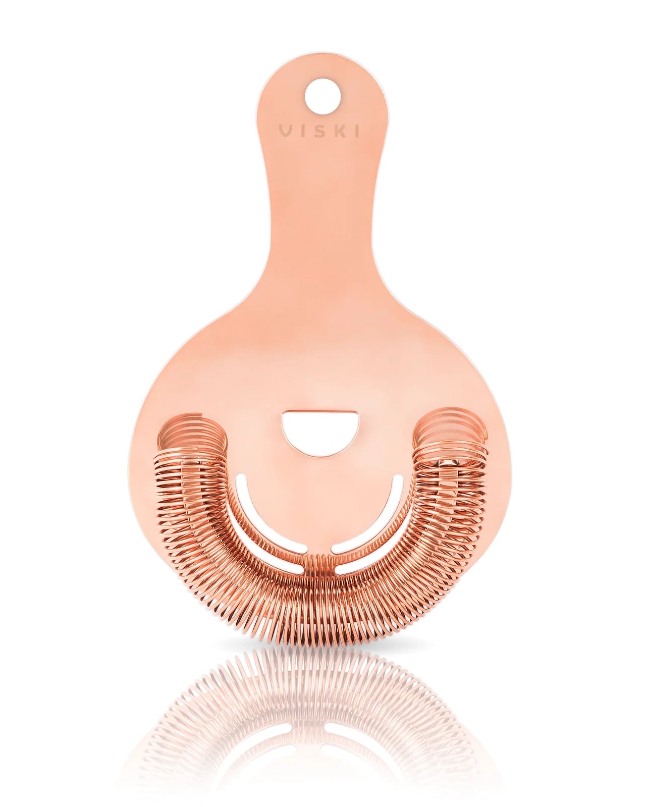 Viski Hawthorne Cocktail Strainer in Rose Gold