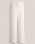 Rib Scuba Wide Leg Pant | Pearl