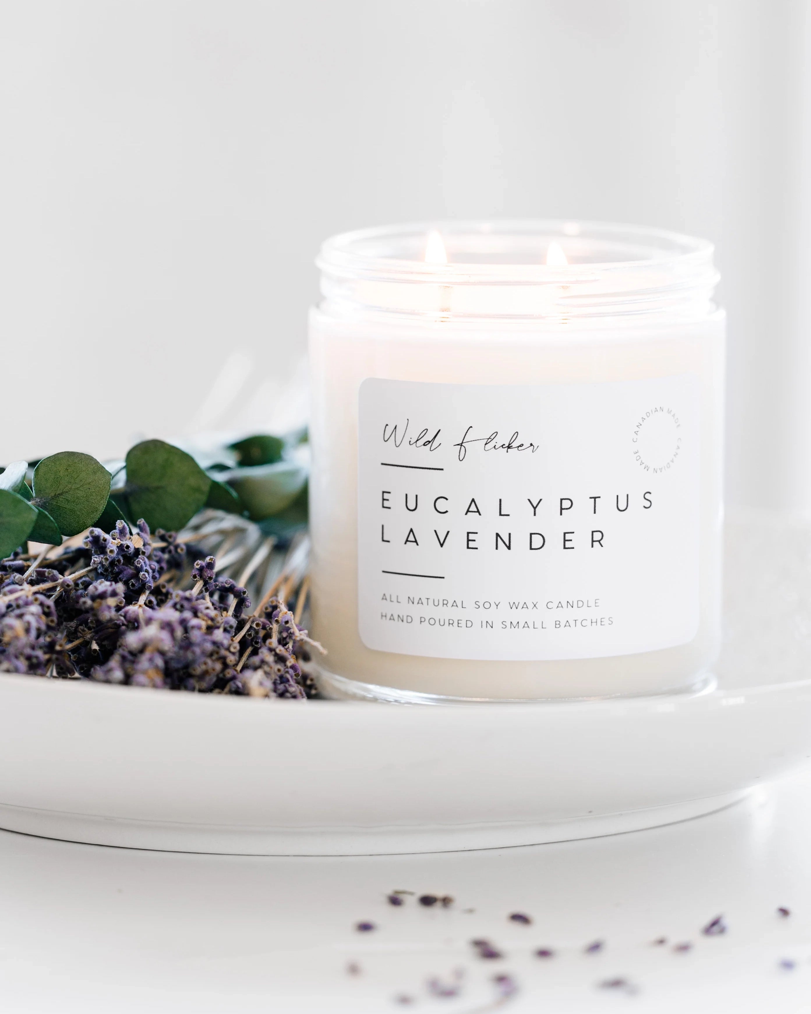 Wild Flicker Eucalyptus Lavender Candle