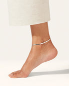 silver anklet