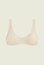 Load image into Gallery viewer, Ecru Scribble Roccia Bikini Top
