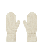 beige knit mittens