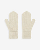 beige knit mittens