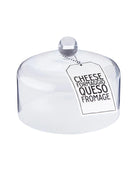 a small acrylic dome for cheese