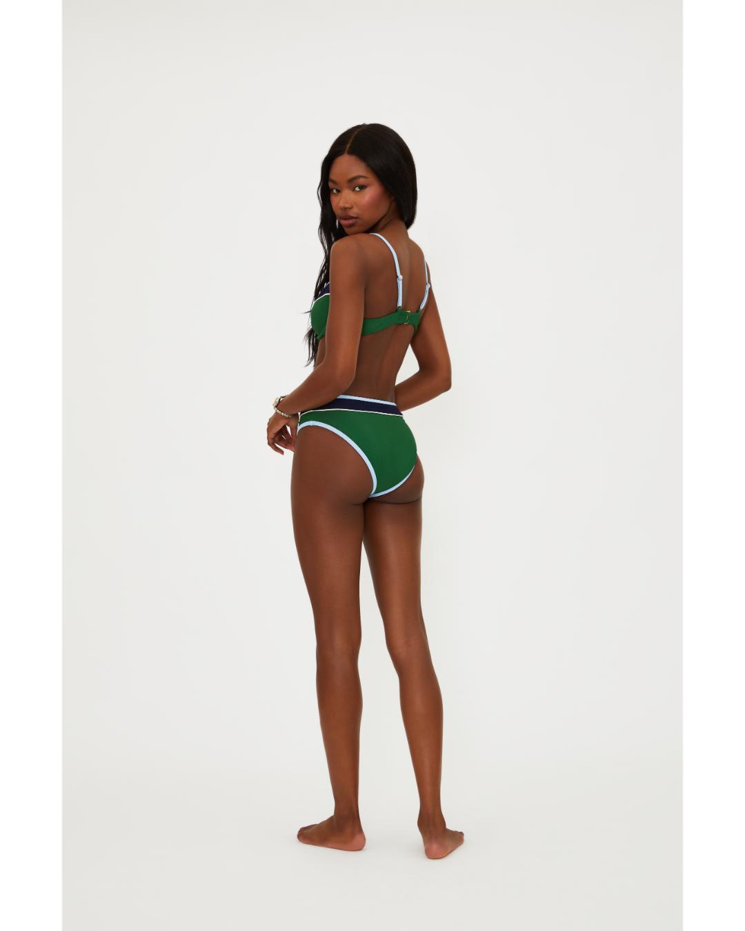 green underwire bikini top