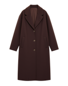mini coat in brown
