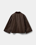 brown oversized wide arm jacket